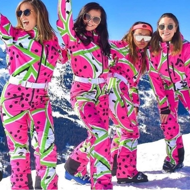 Oosc Water Melon Xs Ski Suit